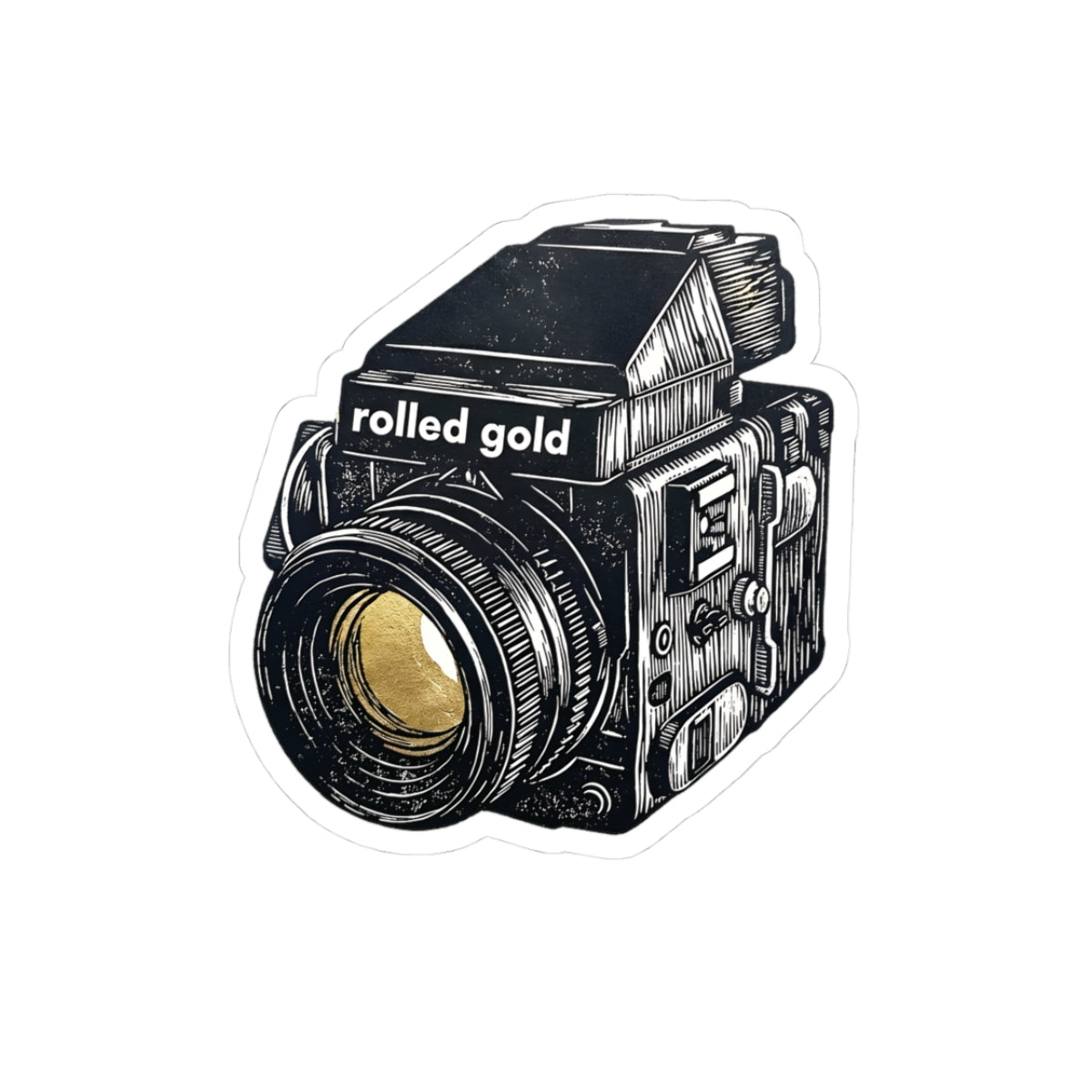 645 Medium Format Film Camera Sticker