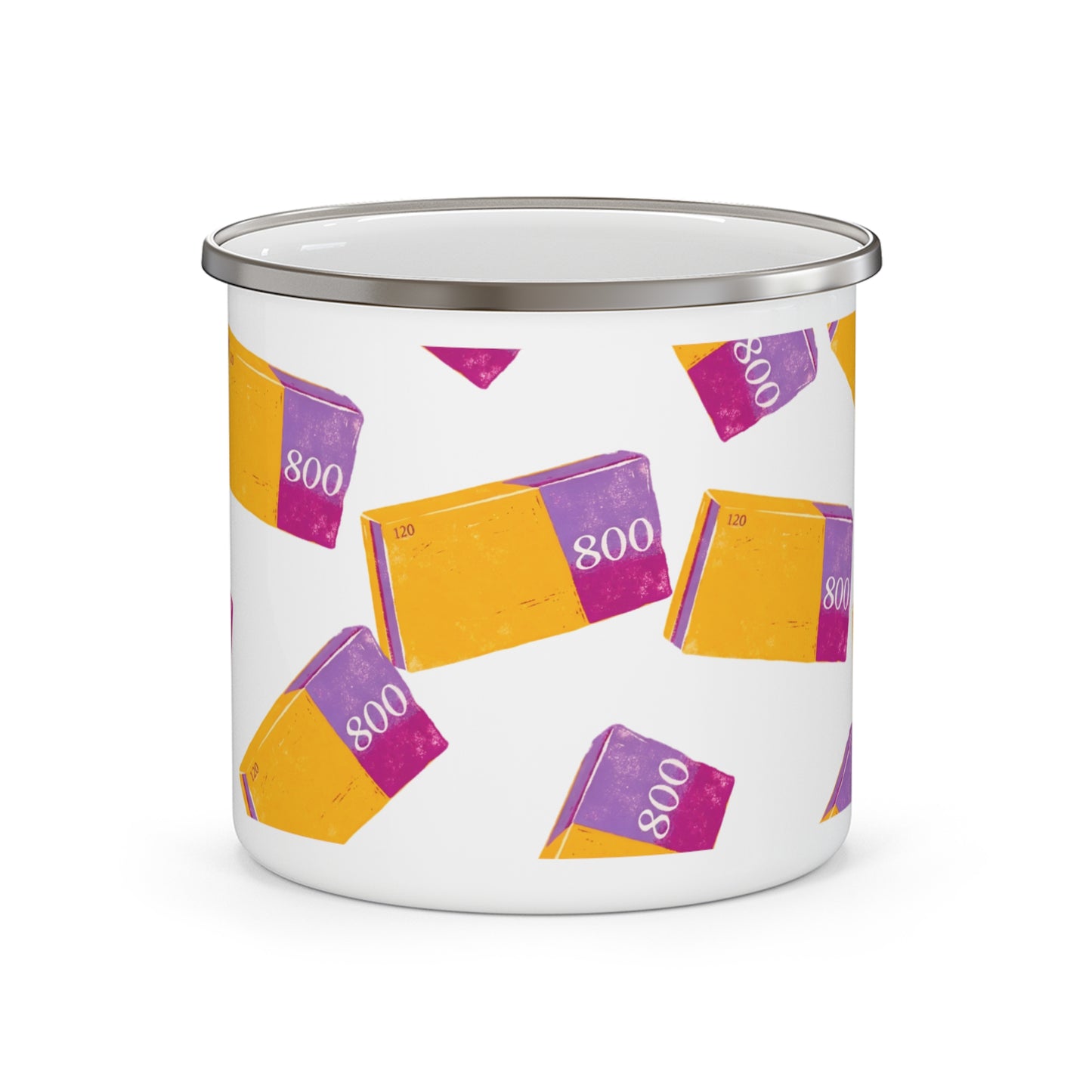 Portra 800 Enamel Camping Mug