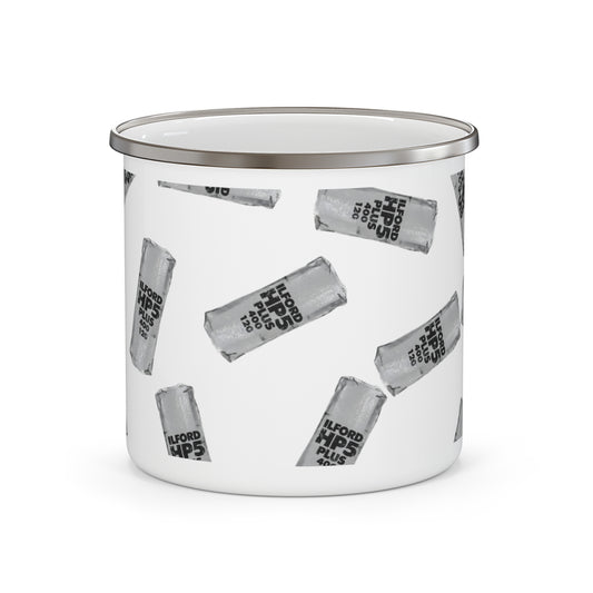 Ilford HP5 Film Enamel Camping Mug