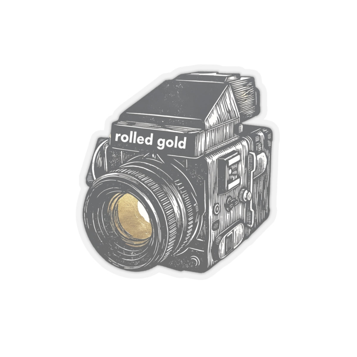 645 Medium Format Film Camera Sticker